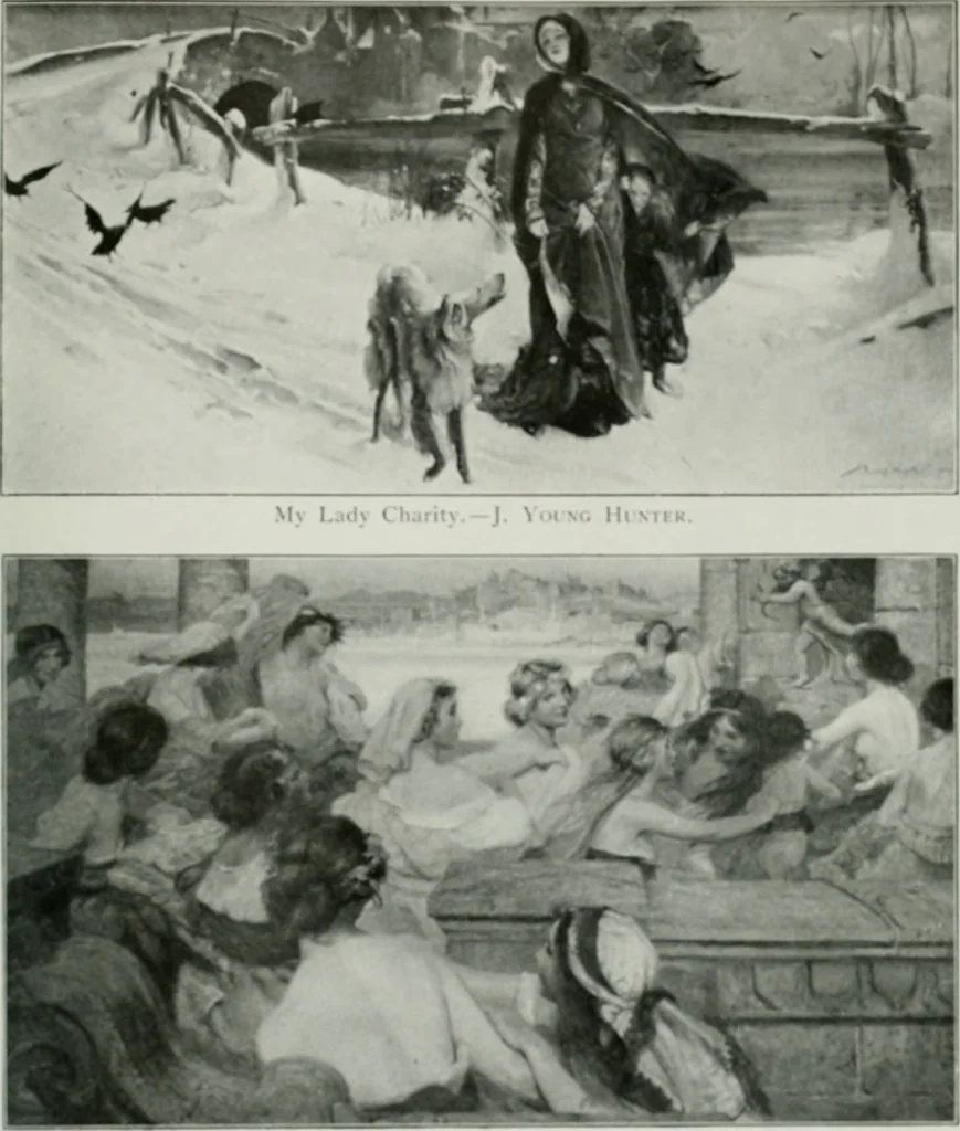 An illustration from The Pictures of 1909. Pall Mall Magazine extra, May 1909, 1909, leaf 124