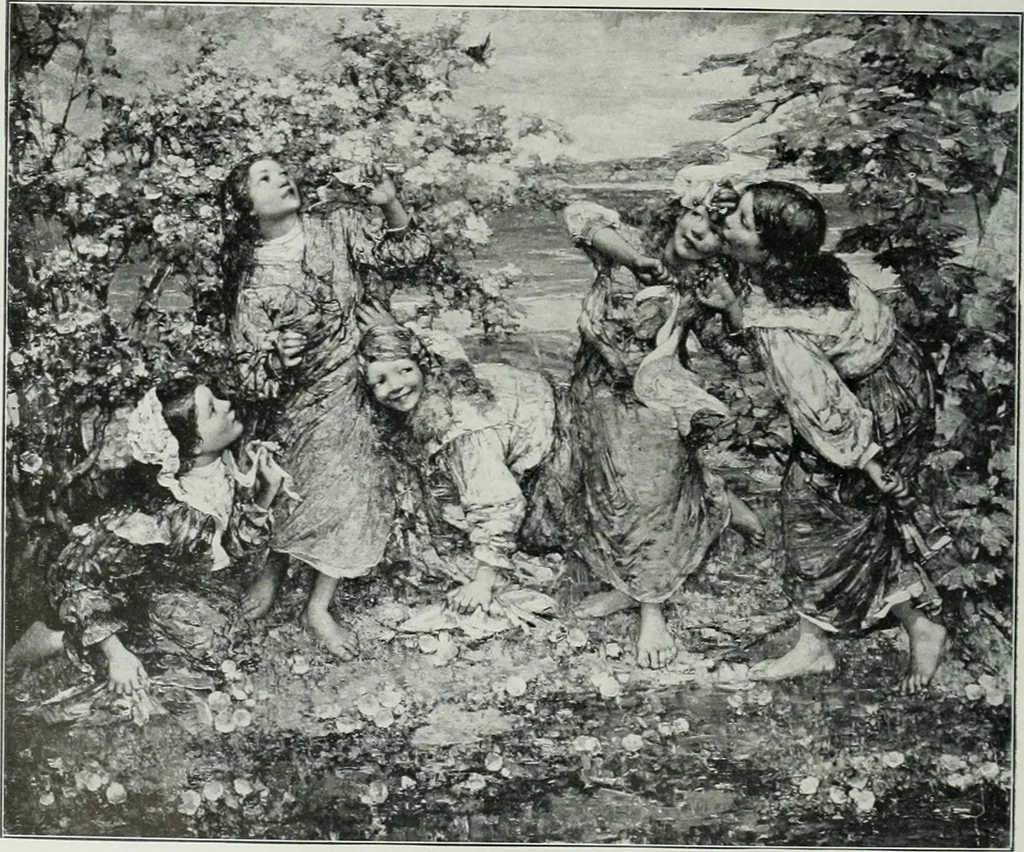 An illustration from The Pictures of 1909. Pall Mall Magazine extra, May 1909, 1909, leaf 125