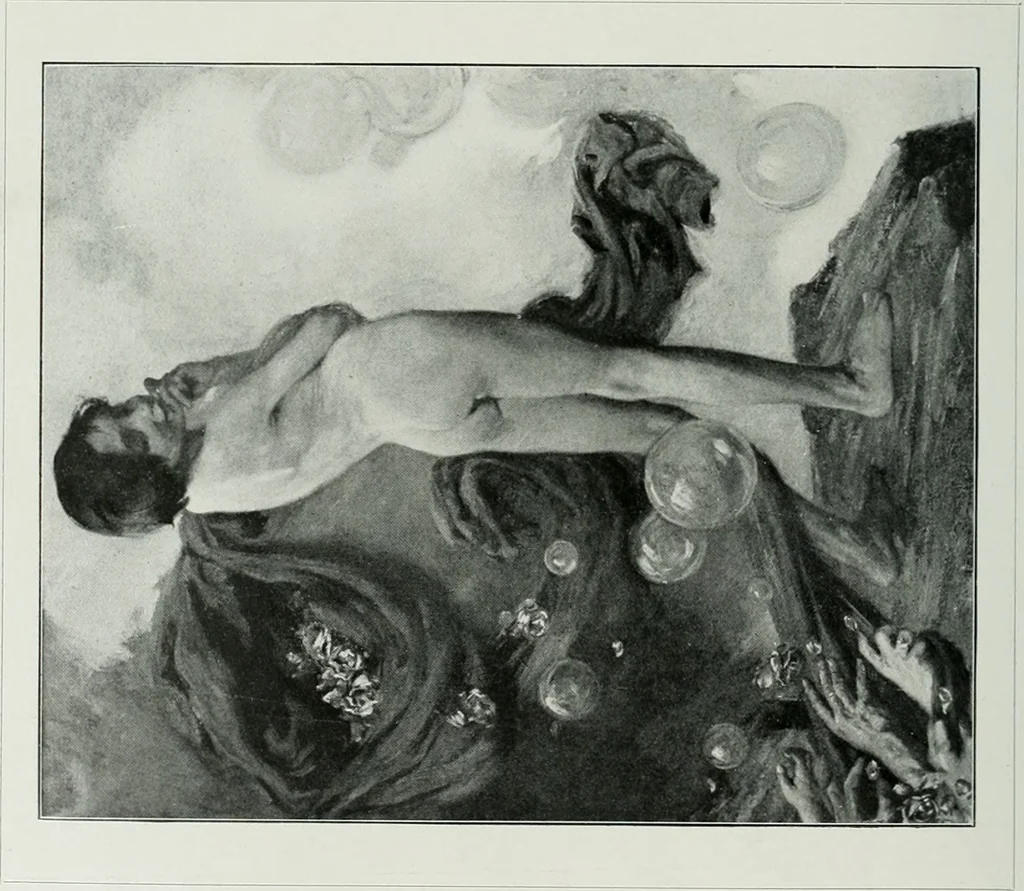 An illustration from The Pictures of 1909. Pall Mall Magazine extra, May 1909, 1909, leaf 137