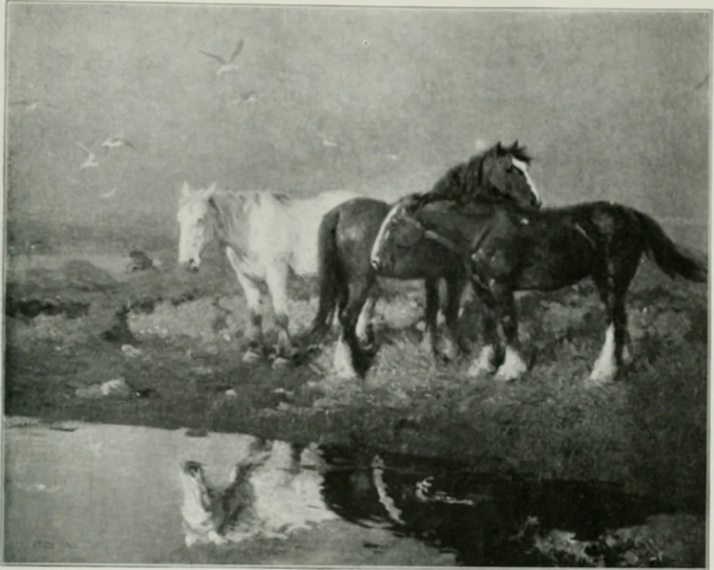 An illustration from The Pictures of 1909. Pall Mall Magazine extra, May 1909, 1909, leaf 142