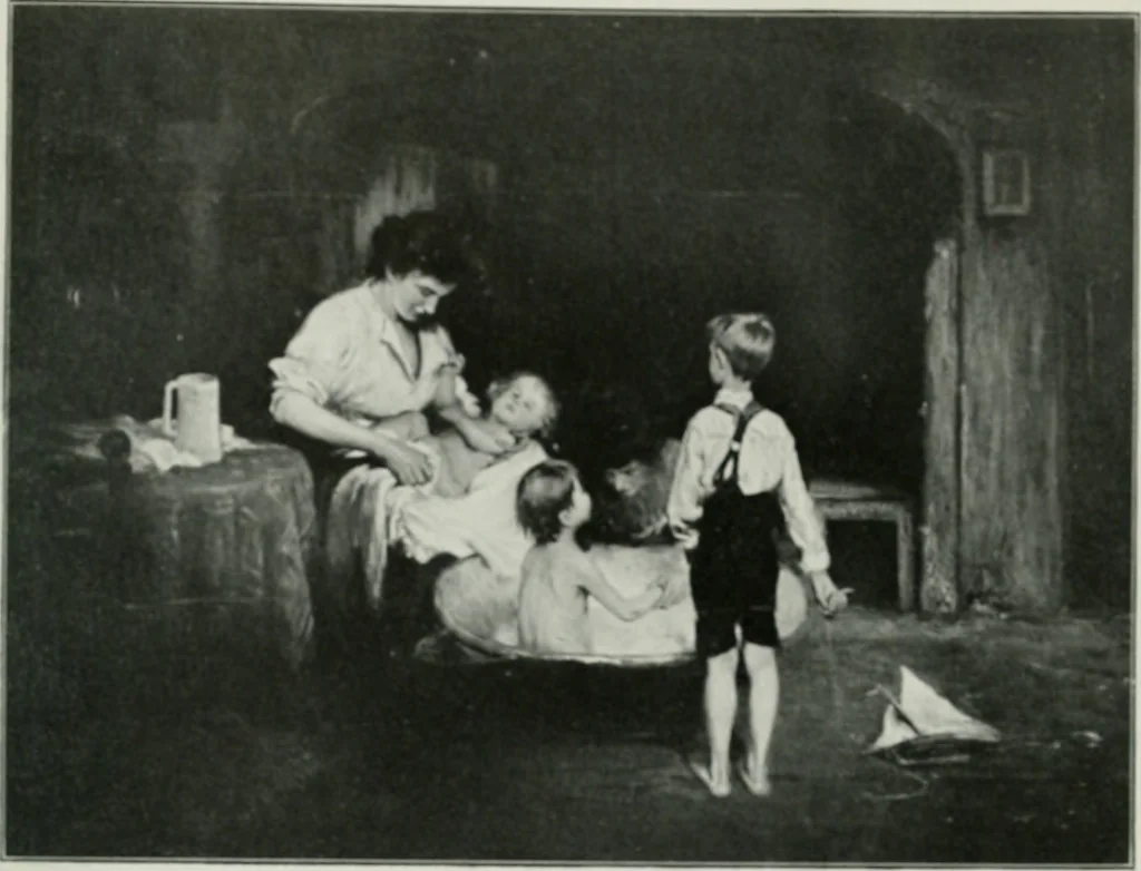 An illustration from The Pictures of 1909. Pall Mall Magazine extra, May 1909, 1909, leaf 154