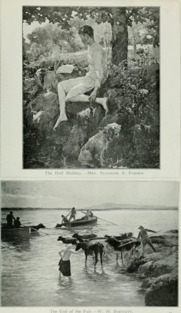 An illustration from The Pictures of 1909. Pall Mall Magazine extra, May 1909, 1909, leaf 156
