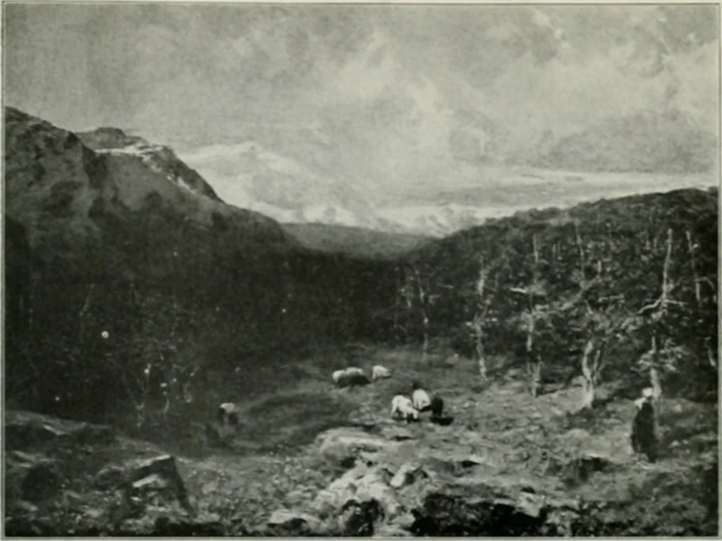 An illustration from The Pictures of 1909. Pall Mall Magazine extra, May 1909, 1909, leaf 176