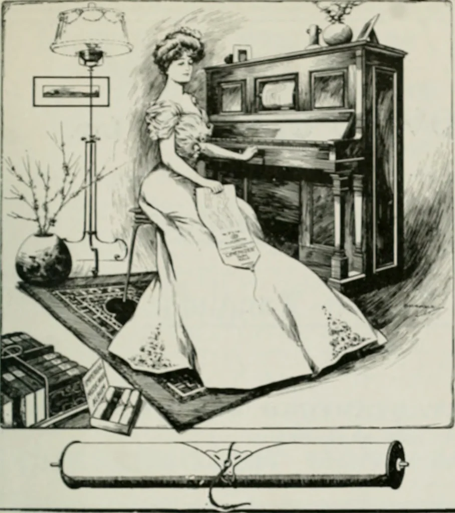 An illustration from The Pictures of 1909. Pall Mall Magazine extra, May 1909, 1909, leaf 38