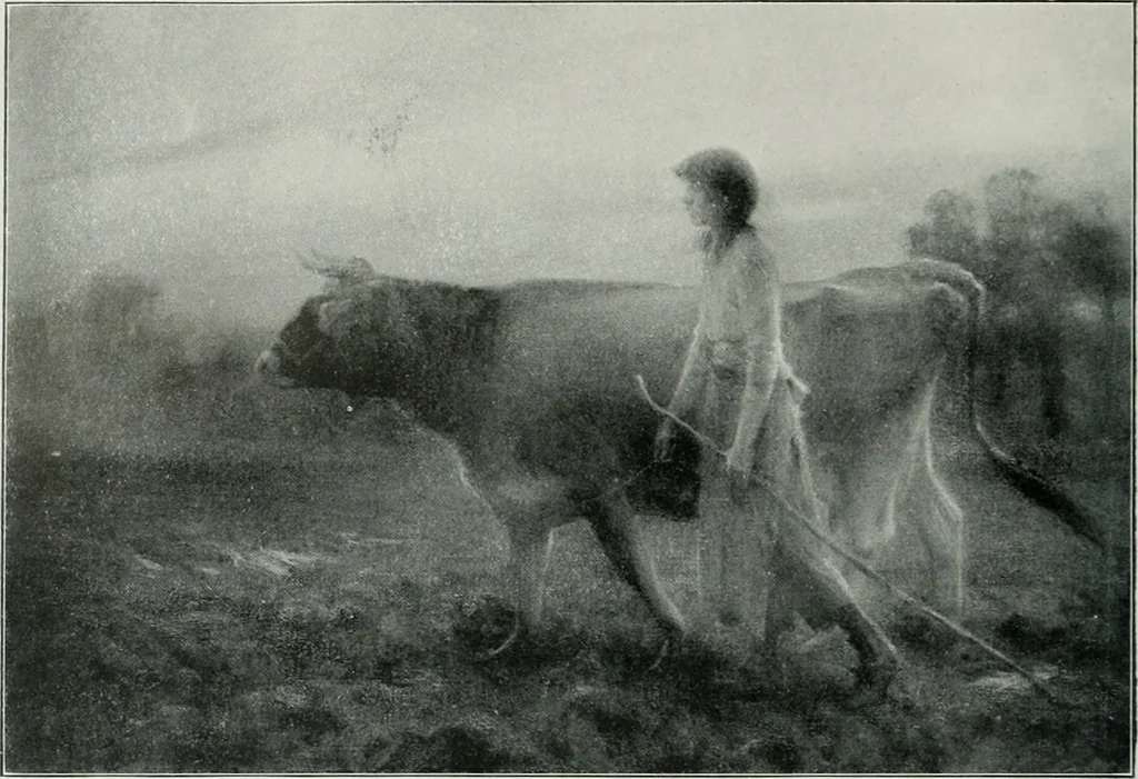 An illustration from The Pictures of 1909. Pall Mall Magazine extra, May 1909, 1909, leaf 69