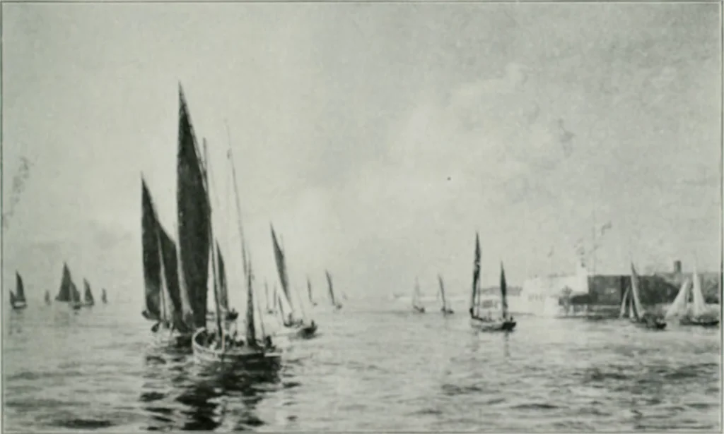 An illustration from The Pictures of 1909. Pall Mall Magazine extra, May 1909, 1909, leaf 70