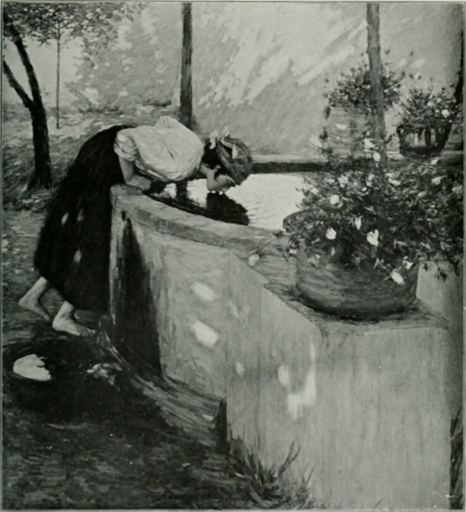 An illustration from The Pictures of 1909. Pall Mall Magazine extra, May 1909, 1909, leaf 74