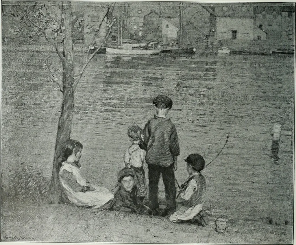 An illustration from The Pictures of 1909. Pall Mall Magazine extra, May 1909, 1909, leaf 75