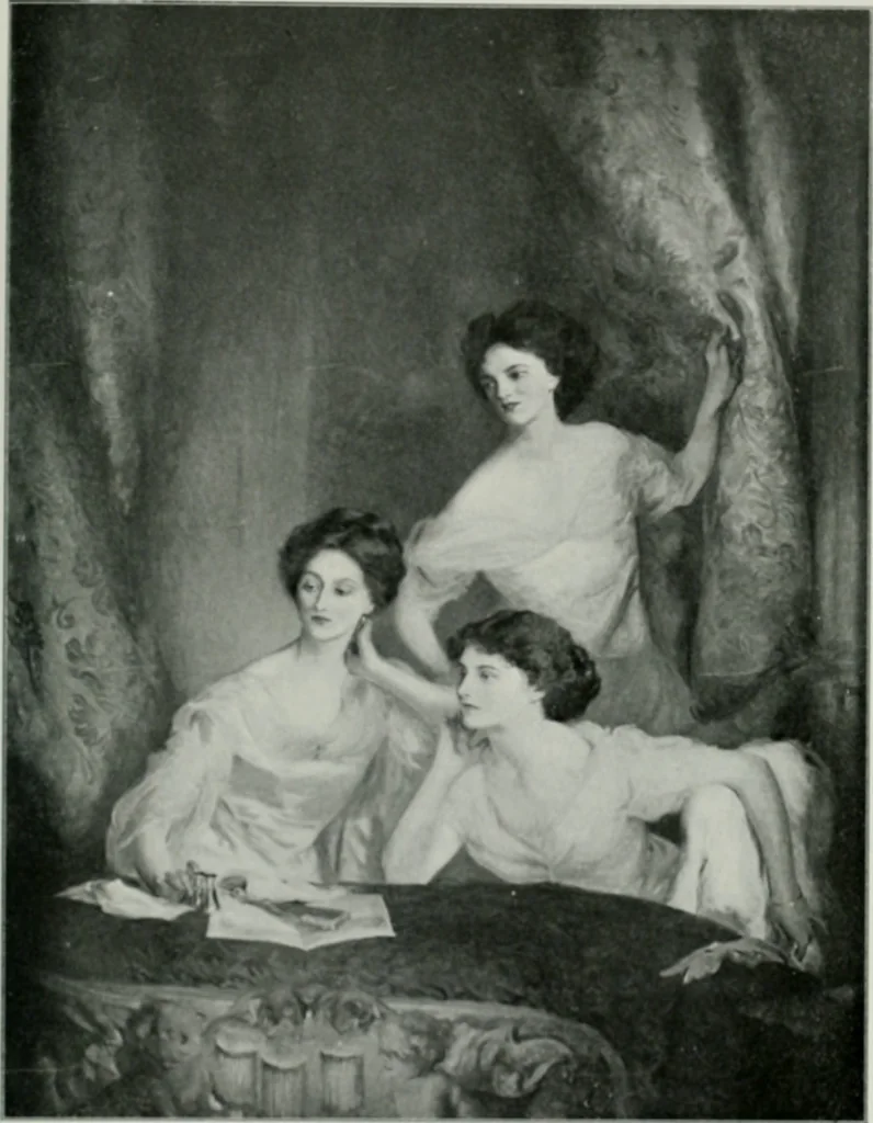 An illustration from The Pictures of 1909. Pall Mall Magazine extra, May 1909, 1909, leaf 78