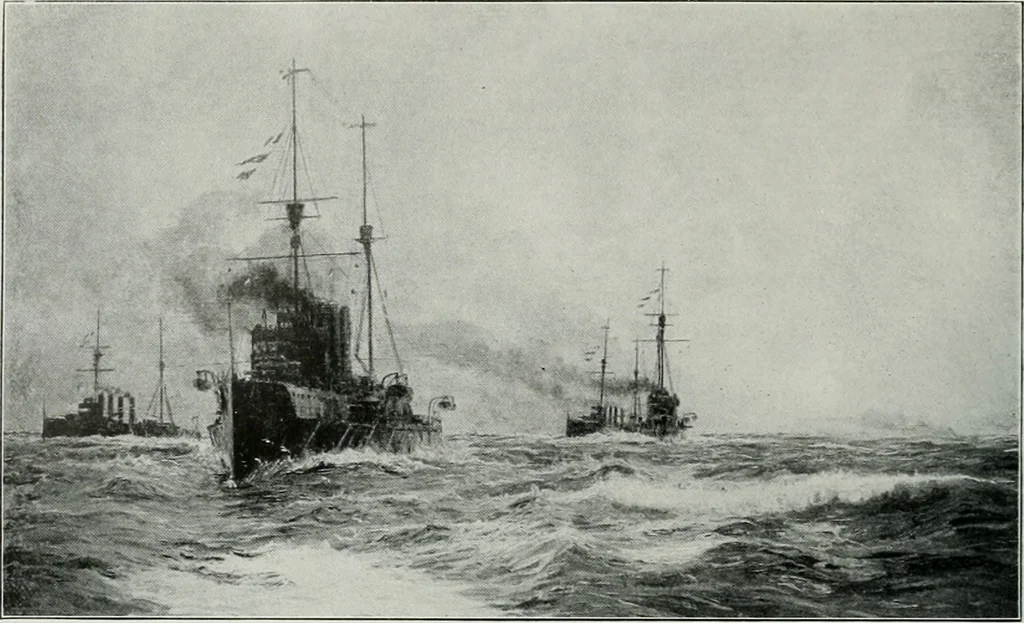 An illustration from The Pictures of 1909. Pall Mall Magazine extra, May 1909, 1909, leaf 79