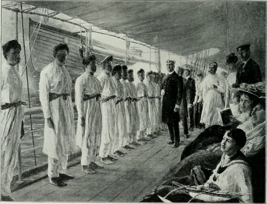 An illustration from The Pictures of 1909. Pall Mall Magazine extra, May 1909, 1909, leaf 79