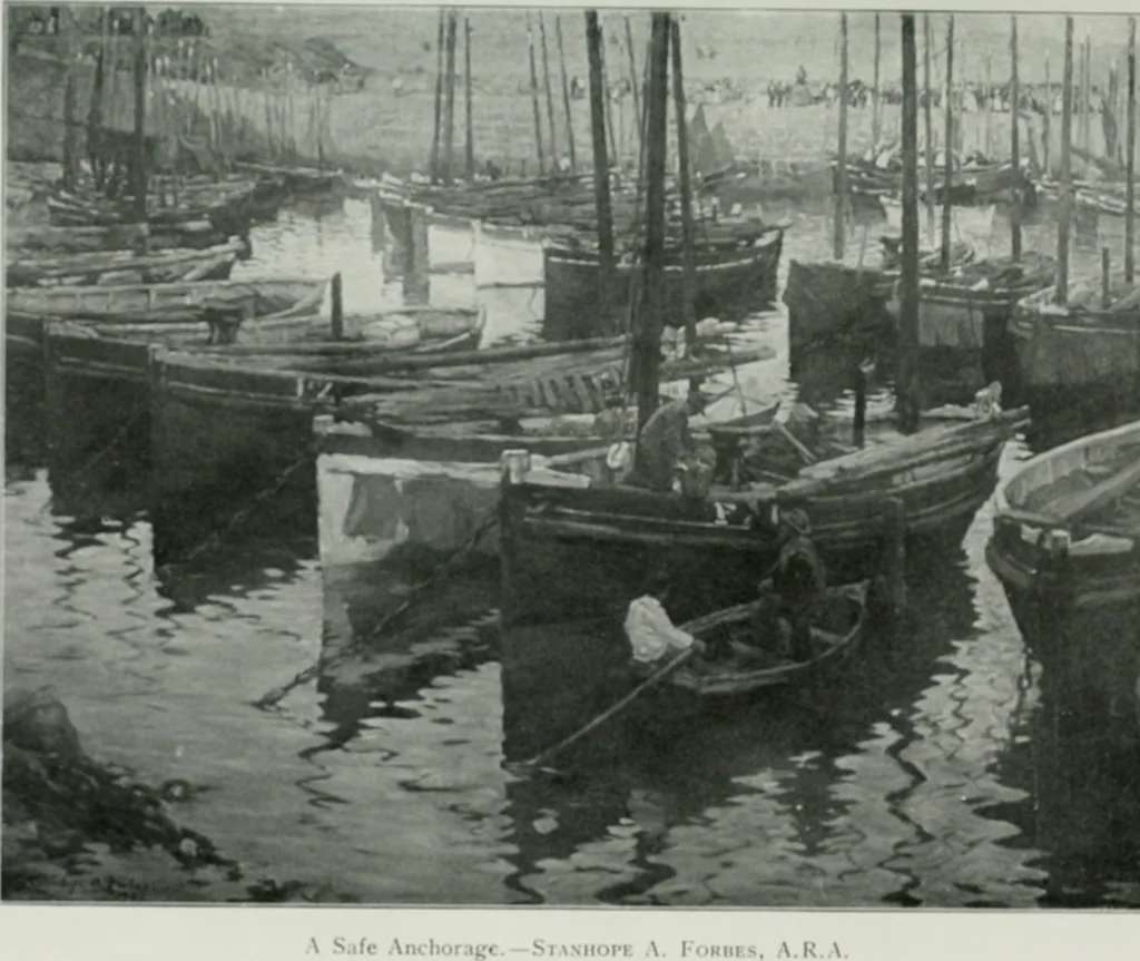An illustration from The Pictures of 1909. Pall Mall Magazine extra, May 1909, 1909, leaf 86
