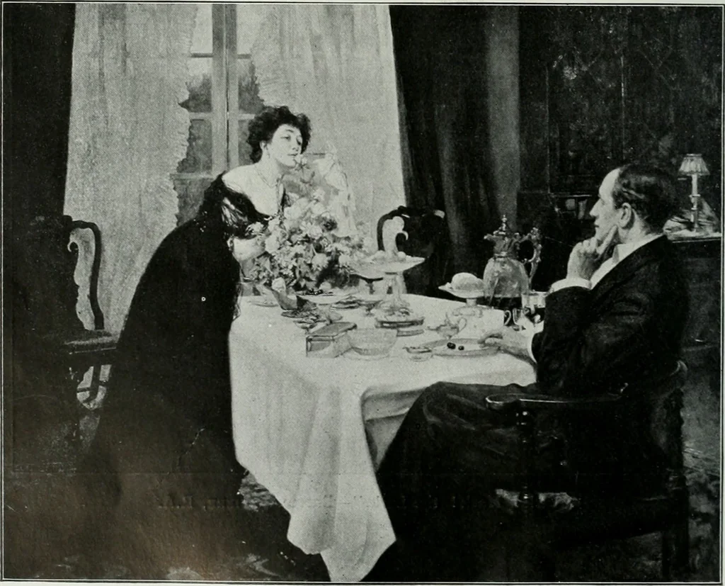 An illustration from The Pictures of 1909. Pall Mall Magazine extra, May 1909, 1909, leaf 89