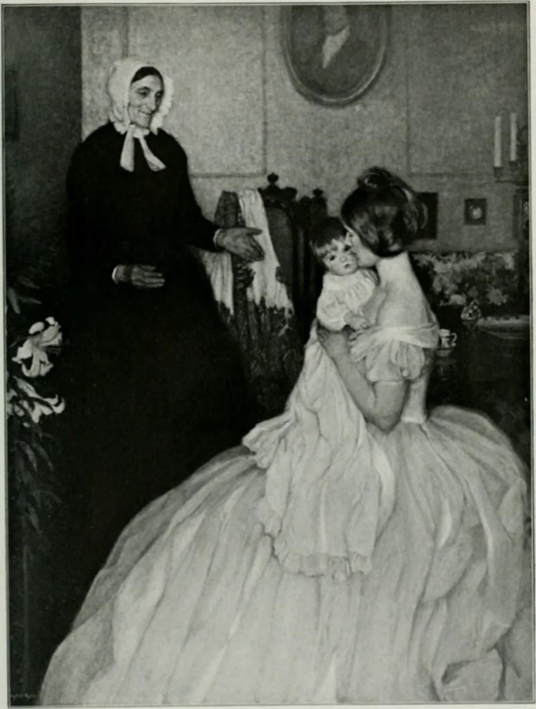 An illustration from The Pictures of 1909. Pall Mall Magazine extra, May 1909, 1909, leaf 94