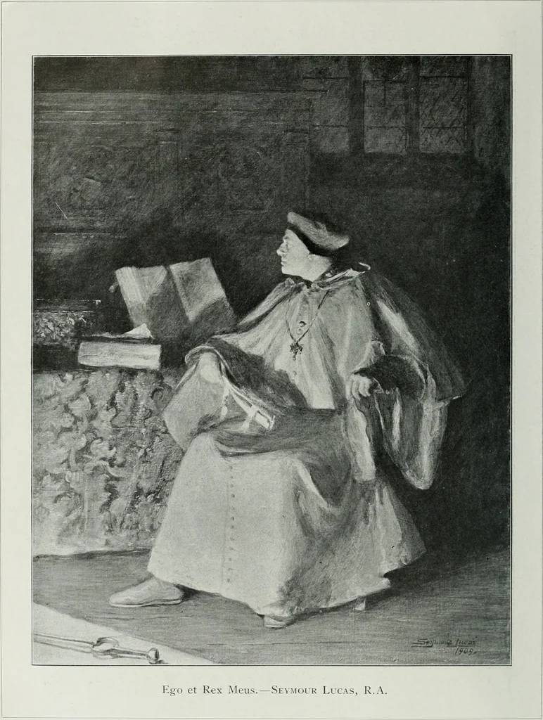 An illustration from The Pictures of 1909. Pall Mall Magazine extra, May 1909, 1909, leaf 95