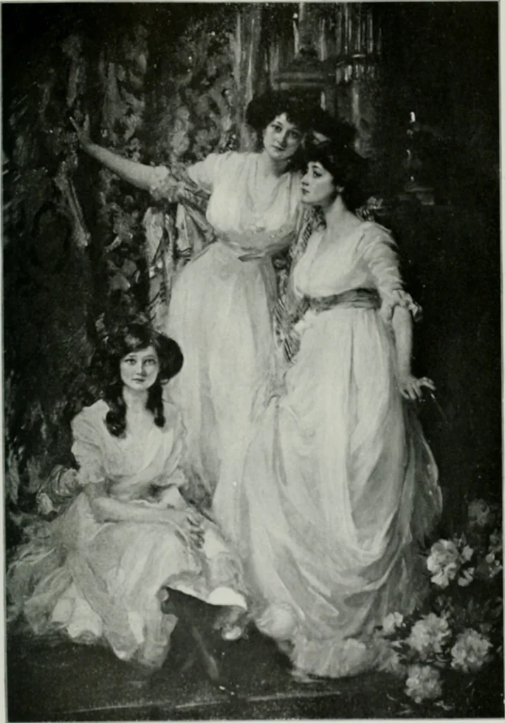 An illustration from The Pictures of 1909. Pall Mall Magazine extra, May 1909, 1909, leaf 96