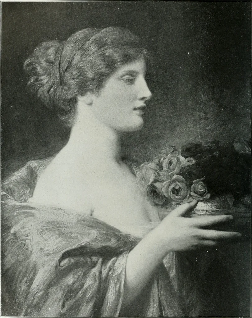 An illustration from The Pictures of 1909. Pall Mall Magazine extra, May 1909, 1909, leaf 99