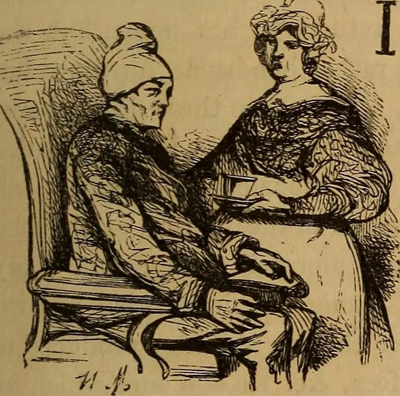 An illustration from Pictures of the French: a series of literary and graphic delineations of French character, 1840, leaf 104