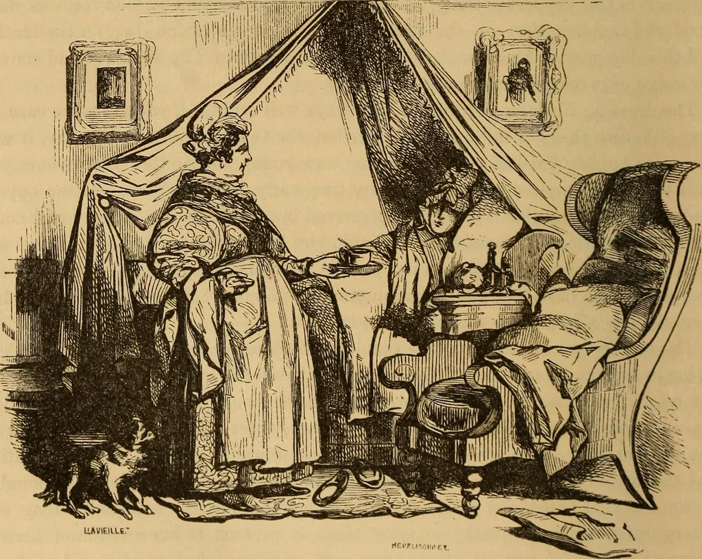 An illustration from Pictures of the French: a series of literary and graphic delineations of French character, 1840, leaf 111
