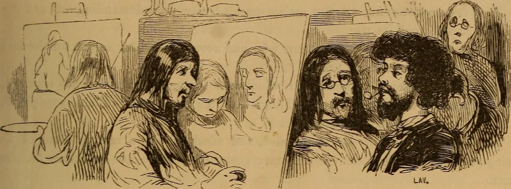 An illustration from Pictures of the French: a series of literary and graphic delineations of French character, 1840, leaf 114