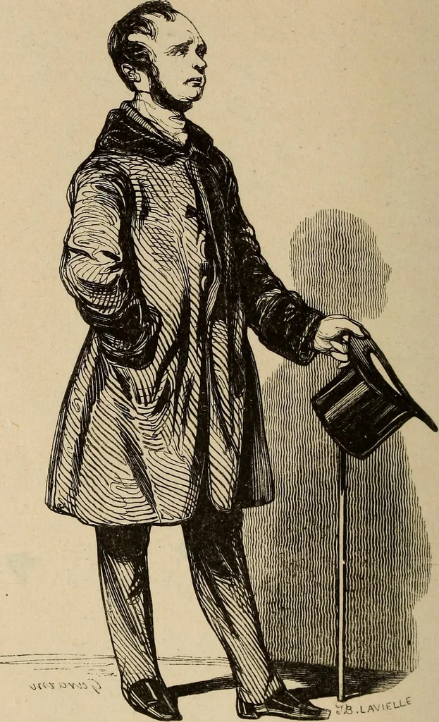 An illustration from Pictures of the French: a series of literary and graphic delineations of French character, 1840, leaf 133