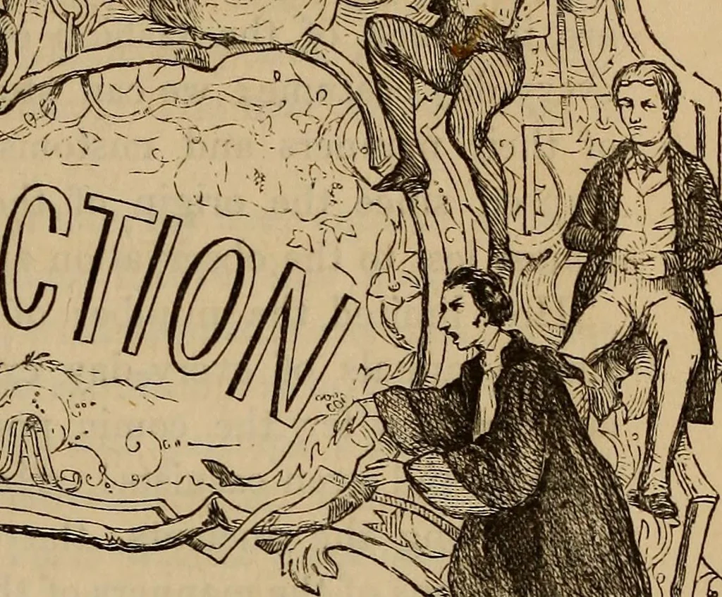 An illustration from Pictures of the French: a series of literary and graphic delineations of French character, 1840, leaf 20