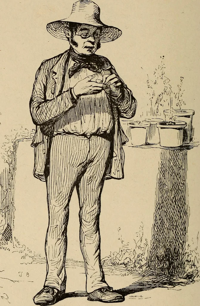An illustration from Pictures of the French: a series of literary and graphic delineations of French character, 1840, leaf 205
