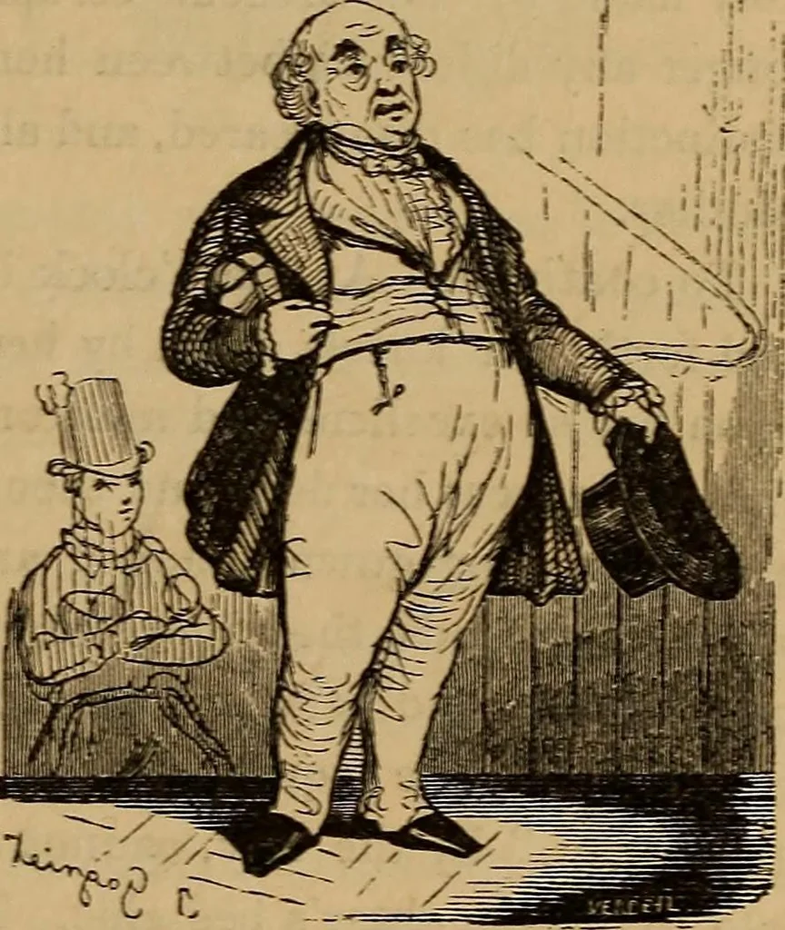 An illustration from Pictures of the French: a series of literary and graphic delineations of French character, 1840, leaf 236
