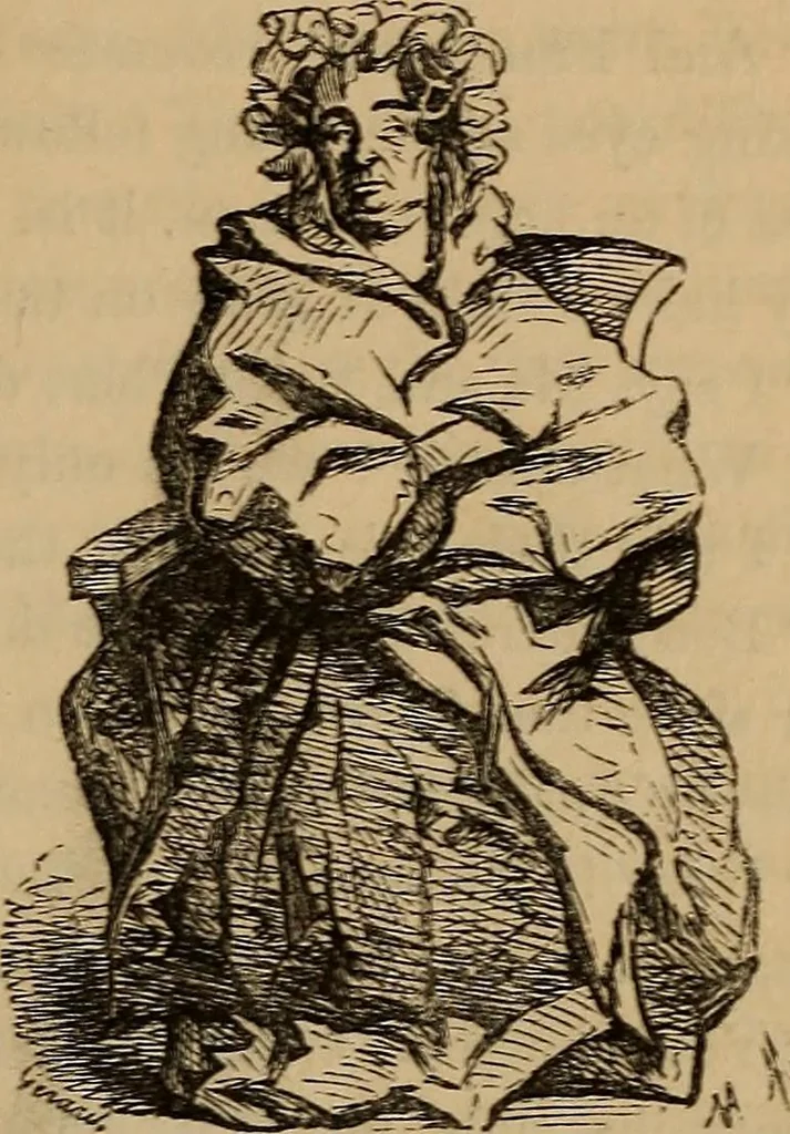An illustration from Pictures of the French: a series of literary and graphic delineations of French character, 1840, leaf 248