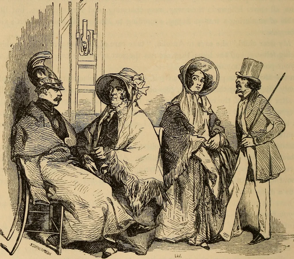 An illustration from Pictures of the French: a series of literary and graphic delineations of French character, 1840, leaf 251