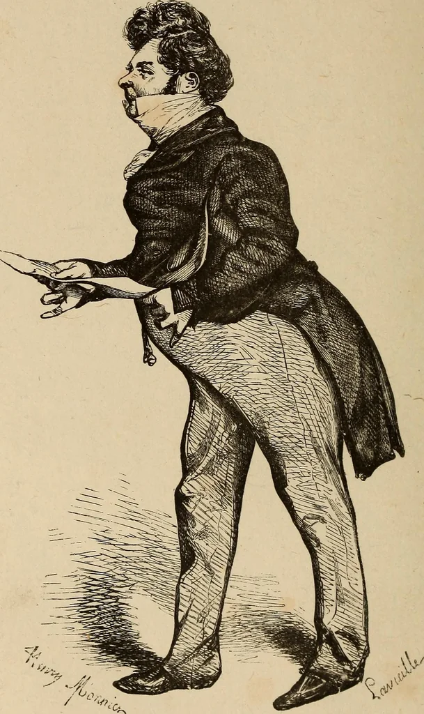 An illustration from Pictures of the French: a series of literary and graphic delineations of French character, 1840, leaf 253
