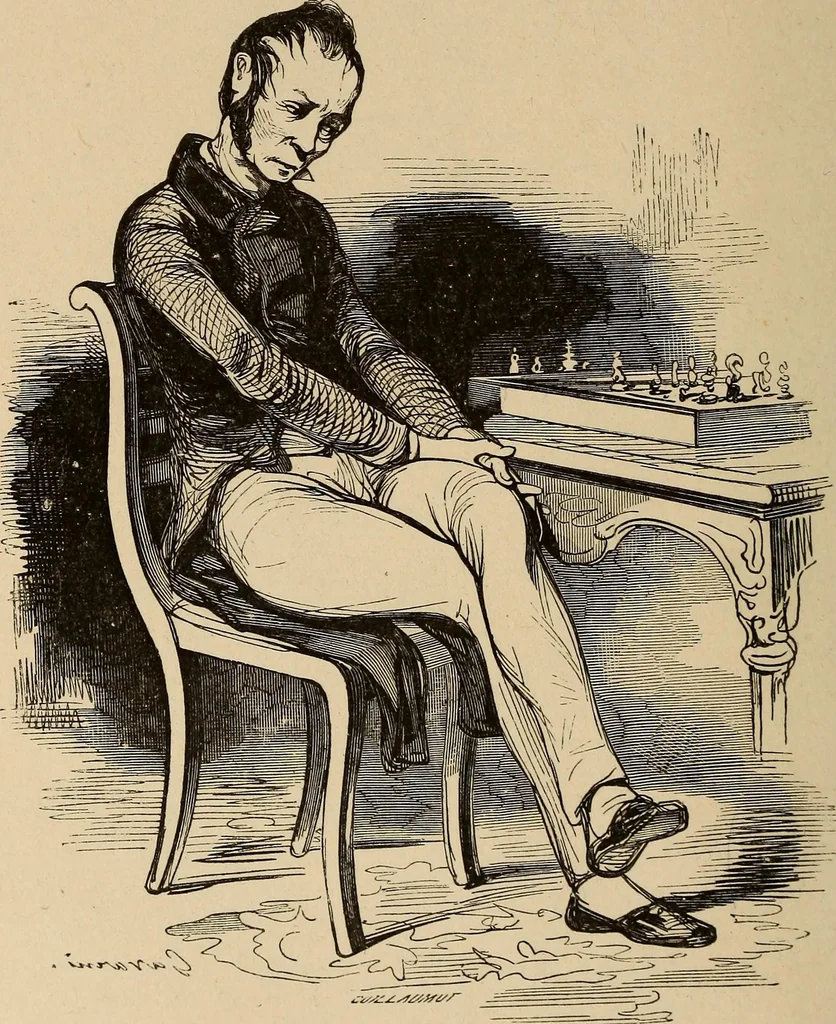 An illustration from Pictures of the French: a series of literary and graphic delineations of French character, 1840, leaf 265