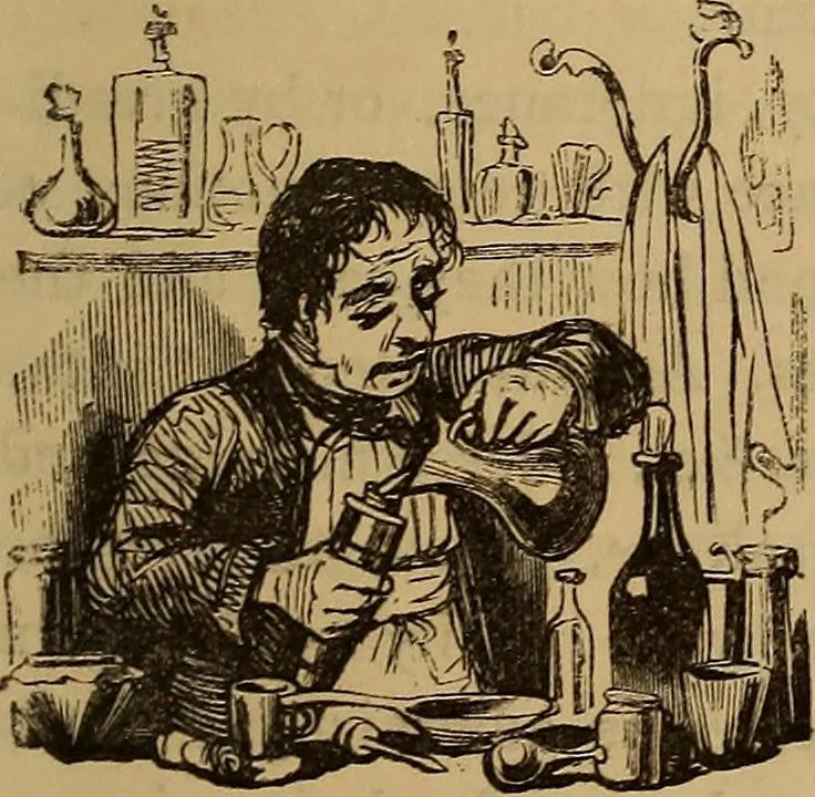 An illustration from Pictures of the French: a series of literary and graphic delineations of French character, 1840, leaf 292
