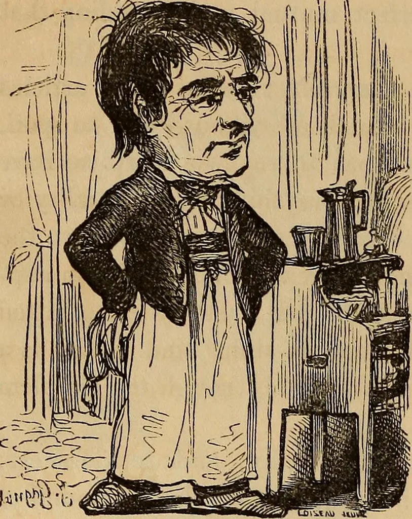 An illustration from Pictures of the French: a series of literary and graphic delineations of French character, 1840, leaf 297