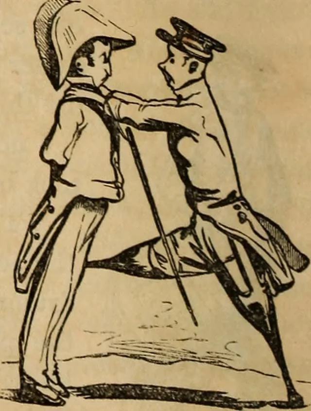 An illustration from Pictures of the French: a series of literary and graphic delineations of French character, 1840, leaf 333