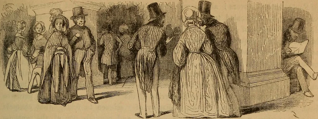 An illustration from Pictures of the French: a series of literary and graphic delineations of French character, 1840, leaf 34