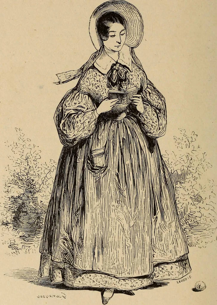An illustration from Pictures of the French: a series of literary and graphic delineations of French character, 1840, leaf 349