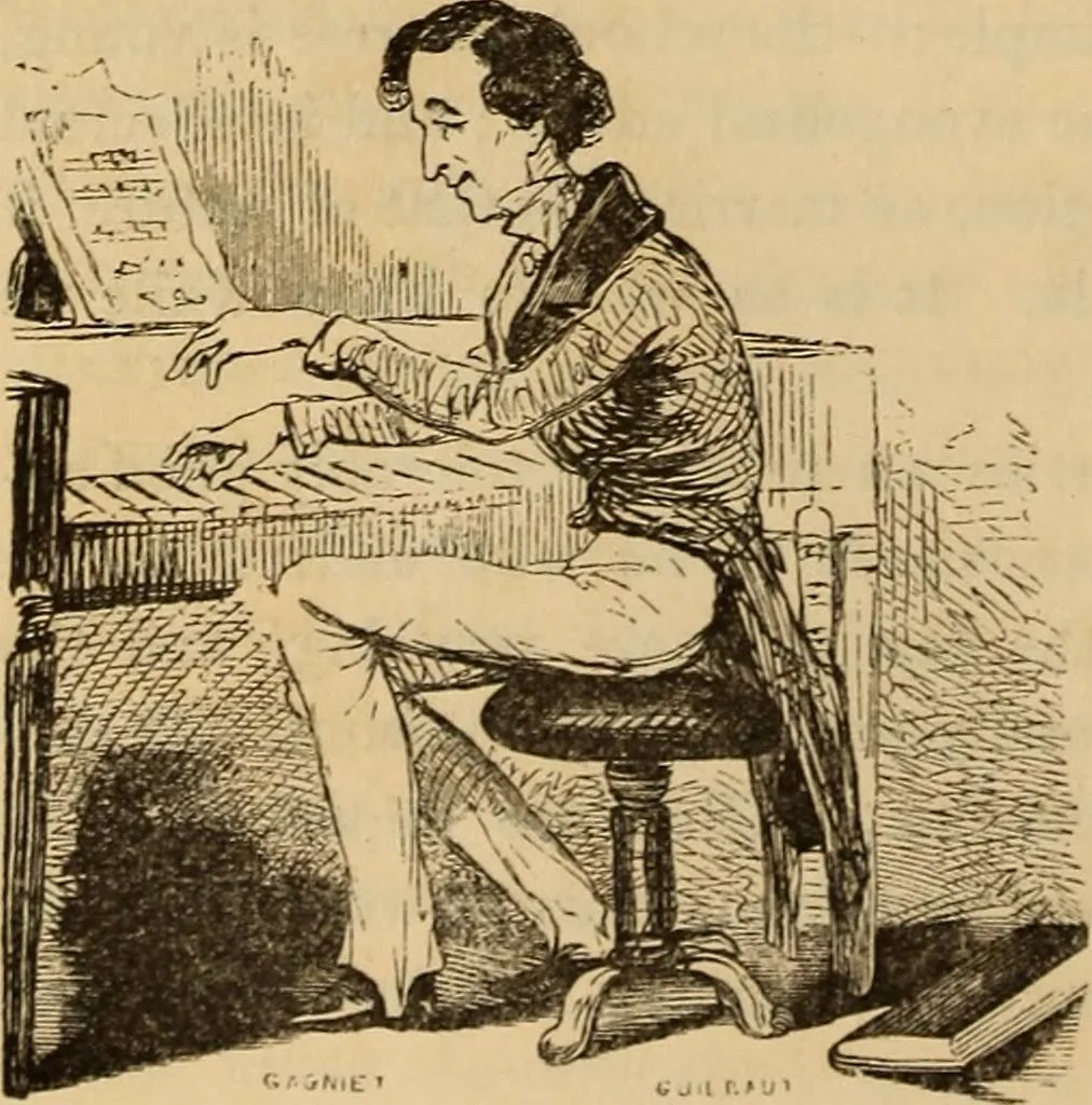 An illustration from Pictures of the French: a series of literary and graphic delineations of French character, 1840, leaf 355