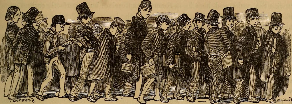 An illustration from Pictures of the French: a series of literary and graphic delineations of French character, 1840, leaf 410