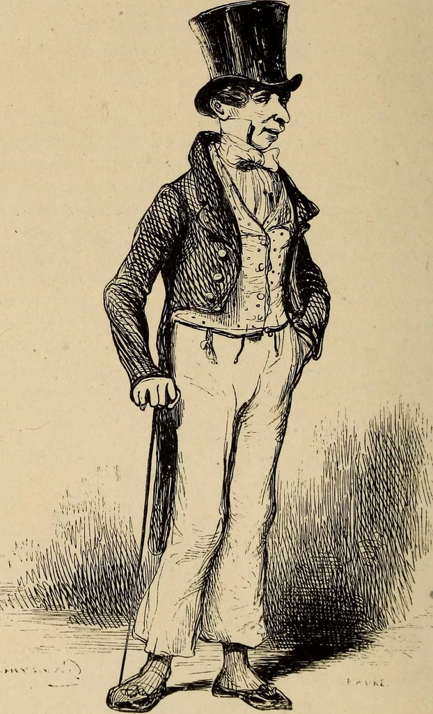 An illustration from Pictures of the French: a series of literary and graphic delineations of French character, 1840, leaf 431