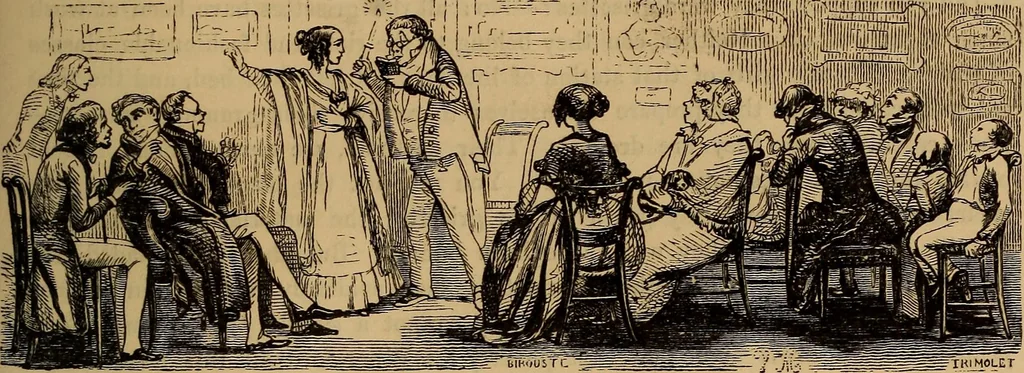An illustration from Pictures of the French: a series of literary and graphic delineations of French character, 1840, leaf 458
