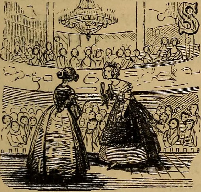 An illustration from Pictures of the French: a series of literary and graphic delineations of French character, 1840, leaf 458