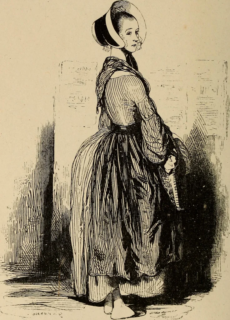 An illustration from Pictures of the French: a series of literary and graphic delineations of French character, 1840, leaf 467