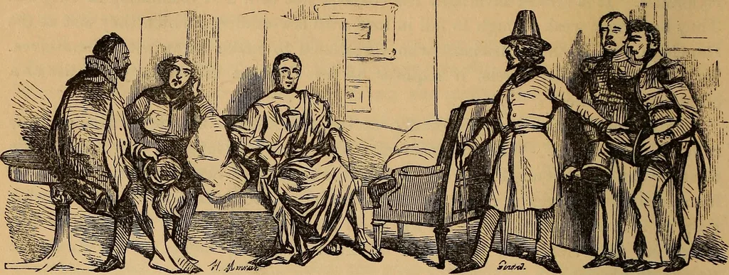 An illustration from Pictures of the French: a series of literary and graphic delineations of French character, 1840, leaf 473