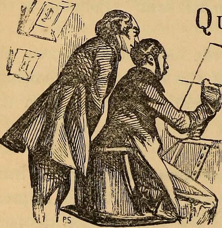 An illustration from Pictures of the French: a series of literary and graphic delineations of French character, 1840, leaf 473