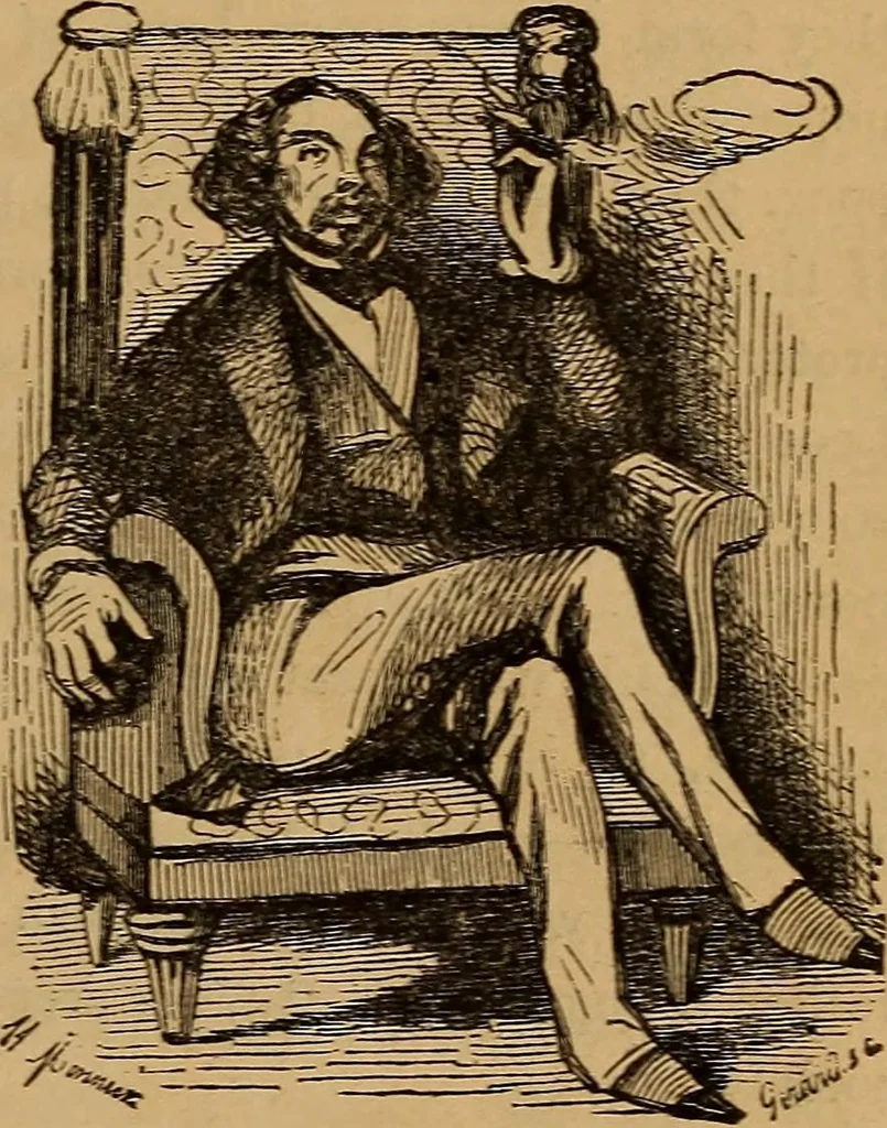 An illustration from Pictures of the French: a series of literary and graphic delineations of French character, 1840, leaf 480