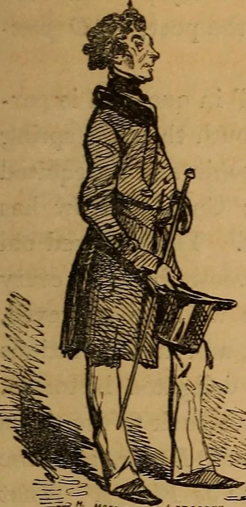 An illustration from Pictures of the French: a series of literary and graphic delineations of French character, 1840, leaf 486