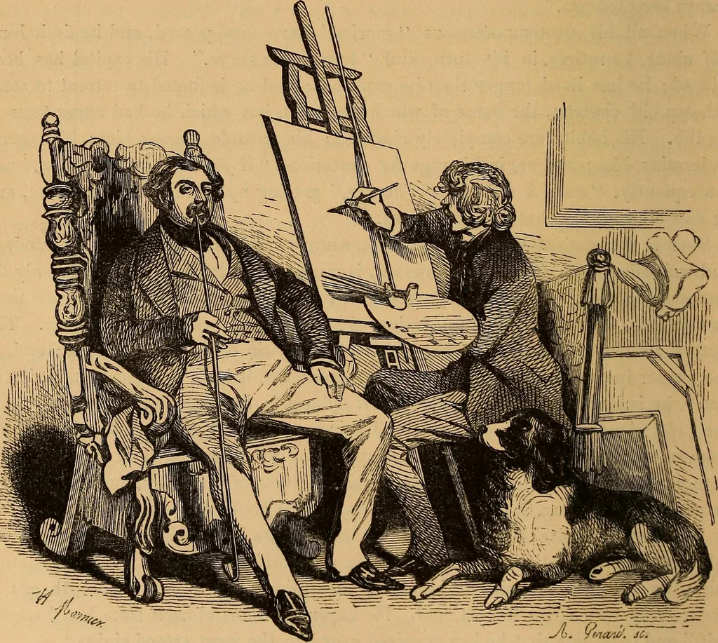 An illustration from Pictures of the French: a series of literary and graphic delineations of French character, 1840, leaf 489