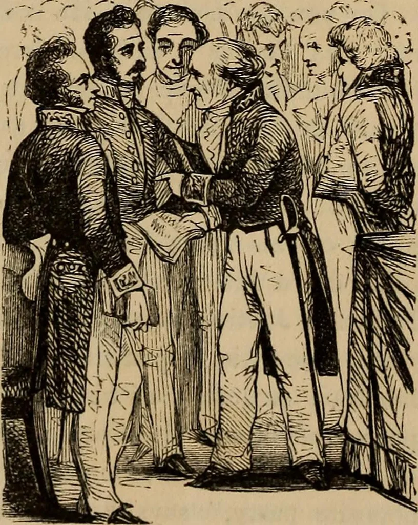 An illustration from Pictures of the French: a series of literary and graphic delineations of French character, 1840, leaf 558