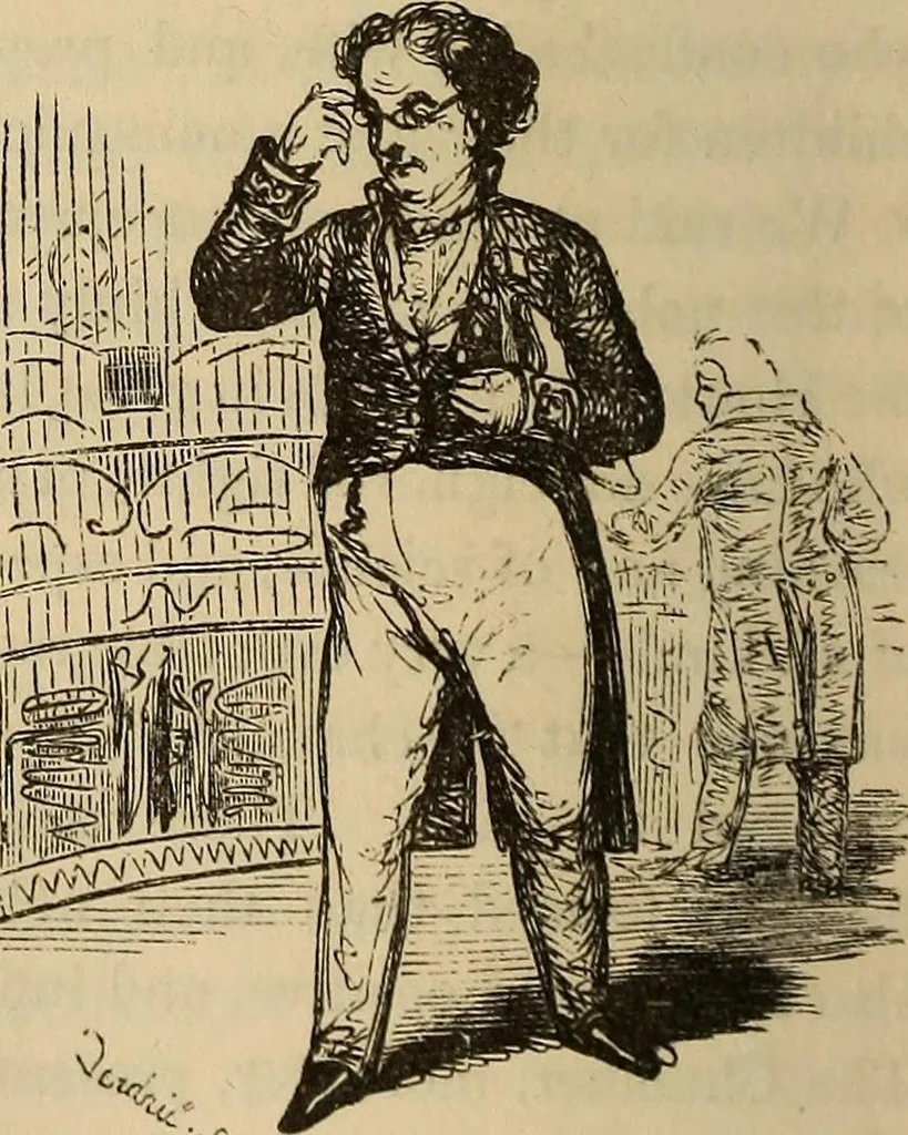 An illustration from Pictures of the French: a series of literary and graphic delineations of French character, 1840, leaf 559
